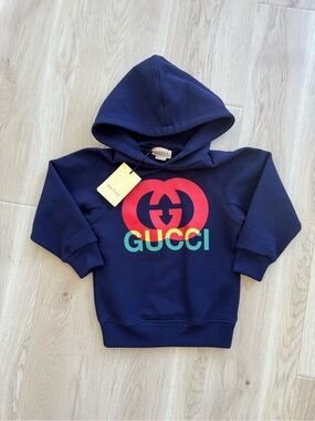 Gucci Kids Navy Hoodie